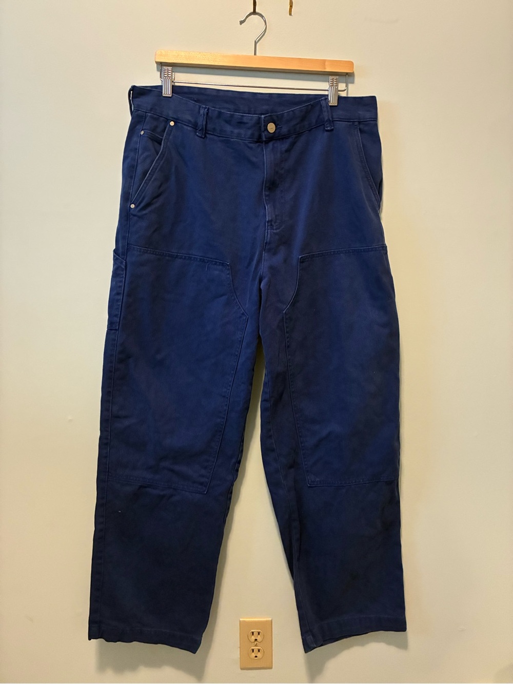 Zara Navy Utility Pants